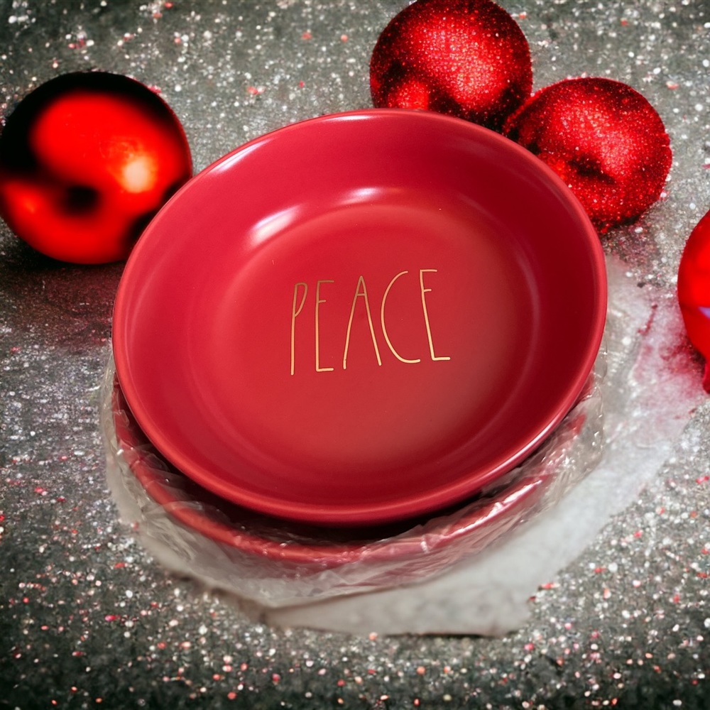 Rae Dunn 2 “Peace Pasta bowls”